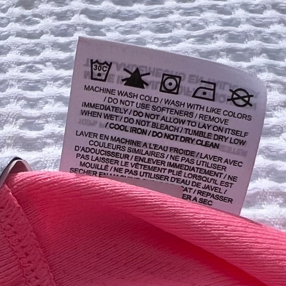 Nike Womens' Pink Shorts with Black Sides - Picture 15 of 15